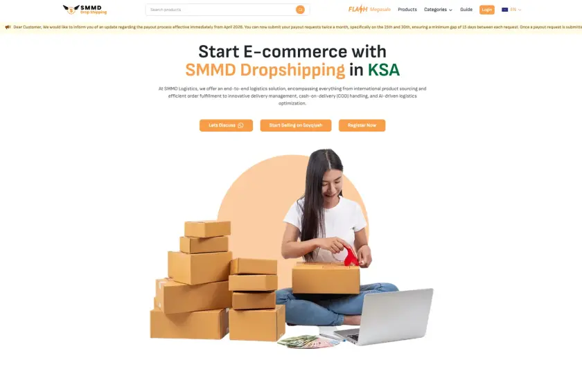 Dropshipping operations dashboard with order pipeline